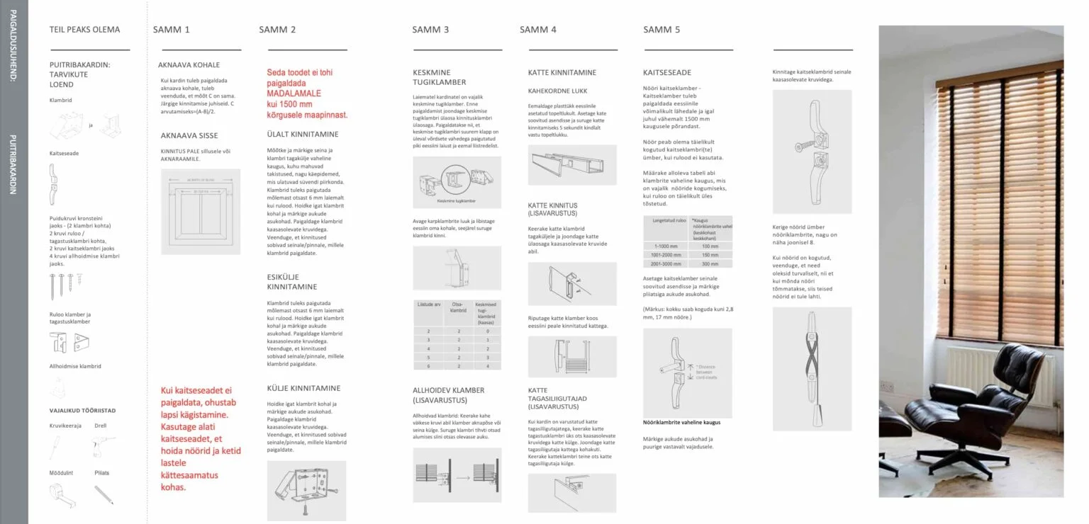 Venetian Blind Installation Guide